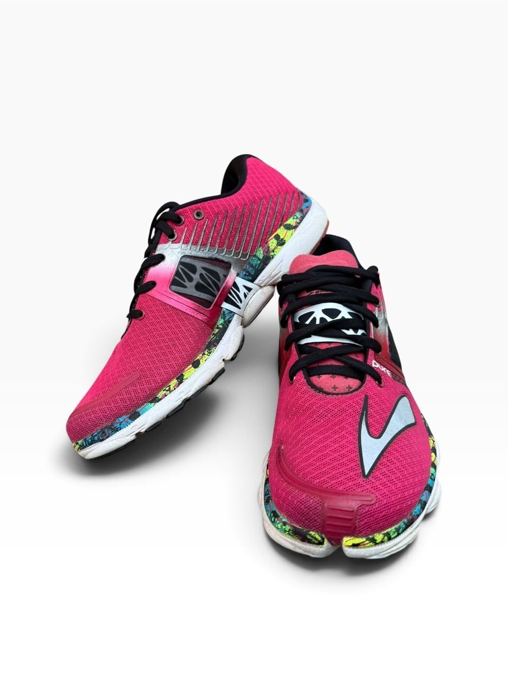 Brooks PureCadence 4 Women's Running Shoes Size 9.5 Bright Pink Black Neon - Picture 5 of 11